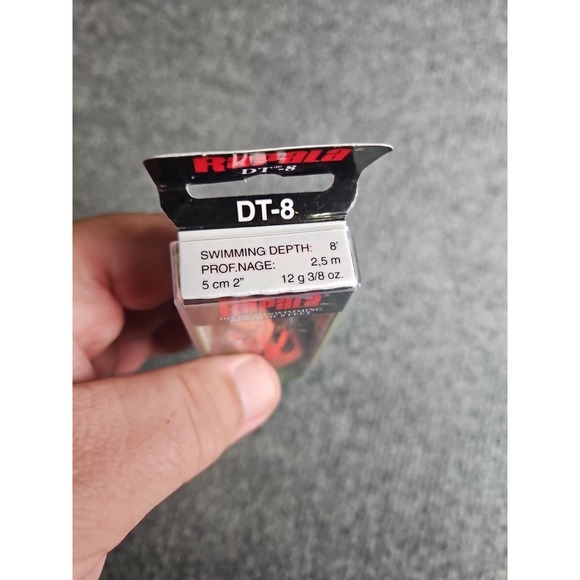 Rapala DT8 Series Crankbait 2" 3/8oz Depth 8'   Demon New In Box (C) - Picture 8 of 9